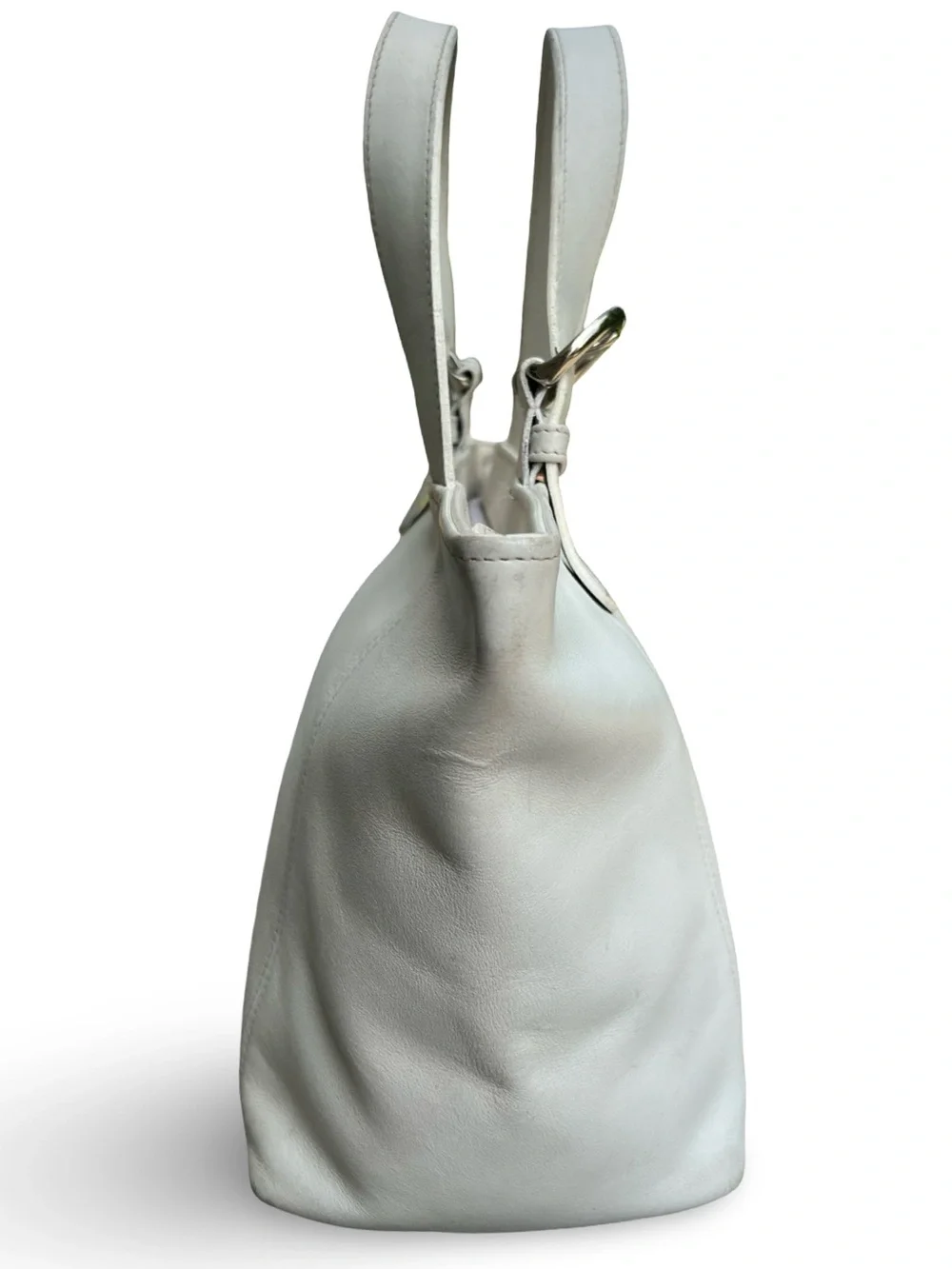1996 Coach SoHo Waverly Bag in White and Silver - Picture 13 of 15